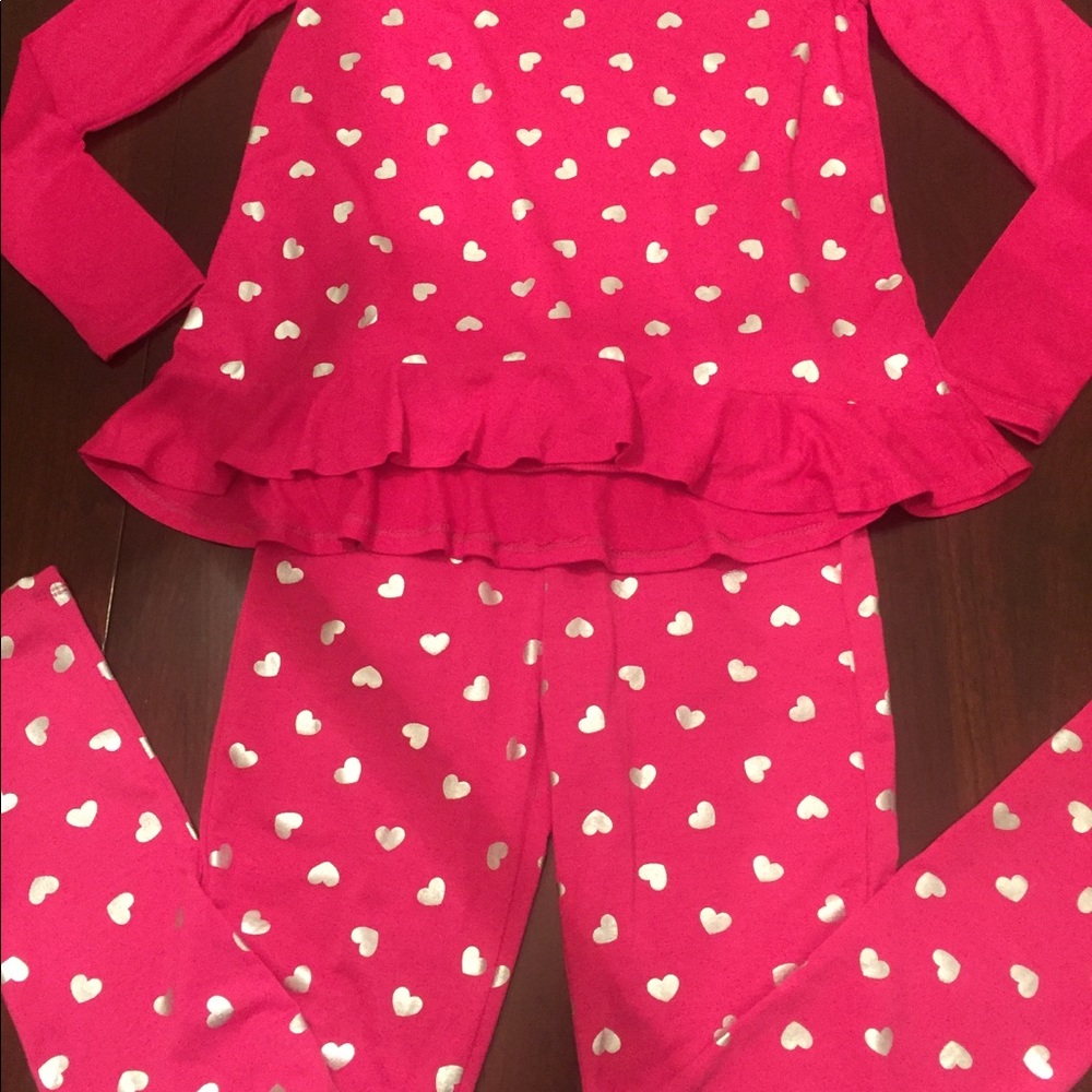 Pony Tails Girls Jersey Long Sleeve Top and Pants